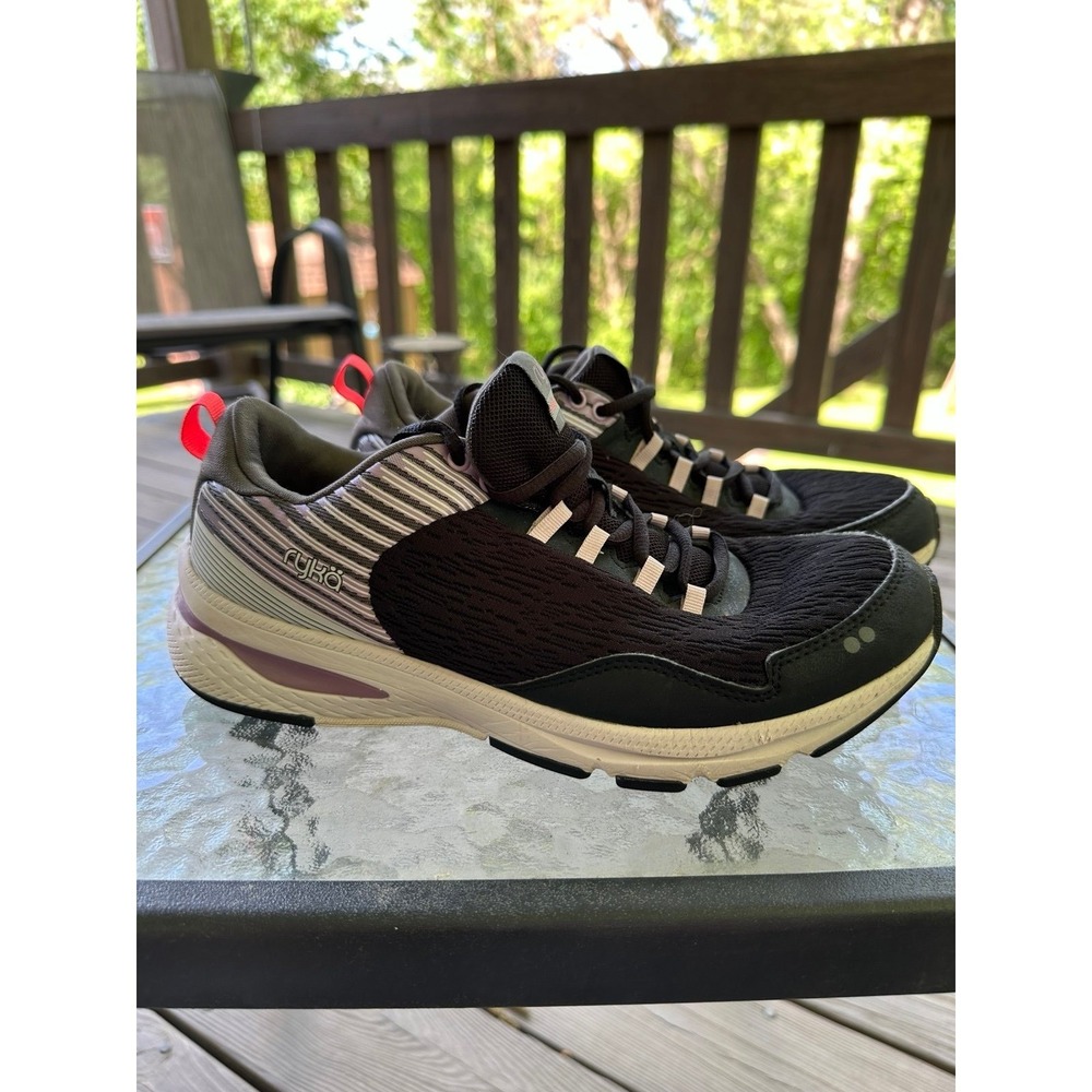 Ryka‎ Walking Shoes Lightweight Cushioned Athletic Sneakers Black Size 8.5M